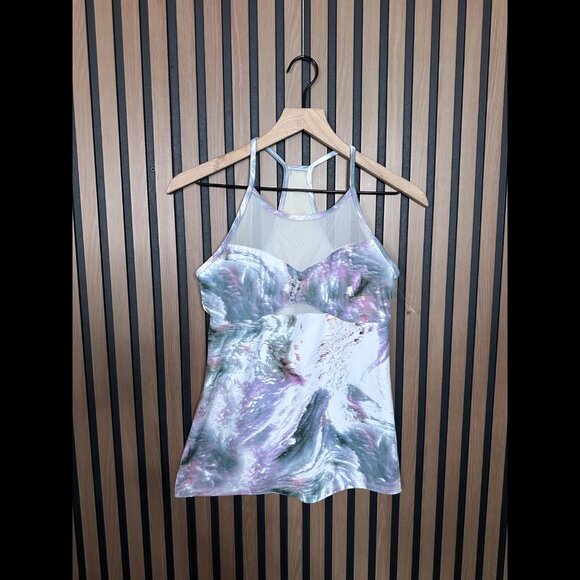 Fabletics Tank Top Small Womens Tie Dye Abstract Daphne Performance Athletic - Picture 1 of 7